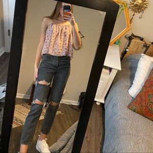 Cute patterned tank top